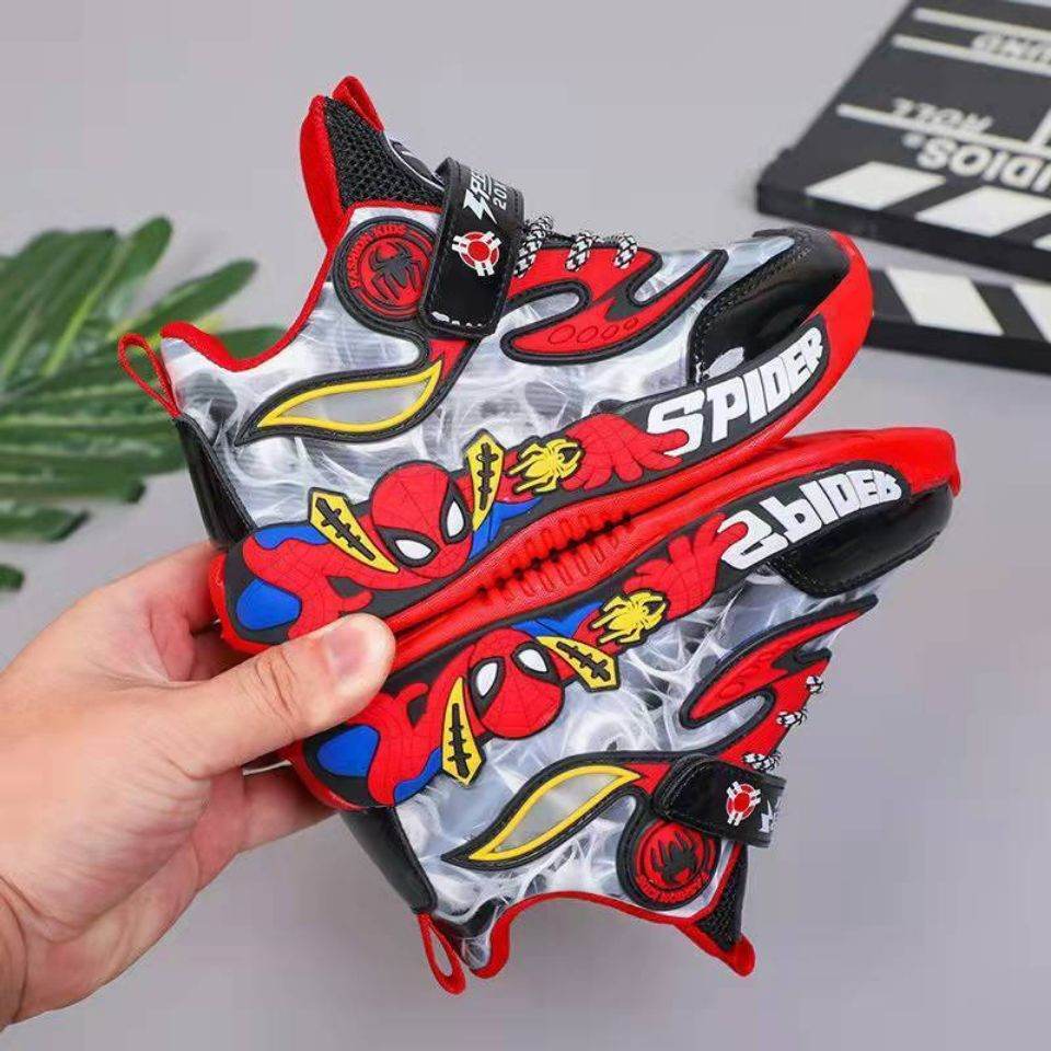 2023 Sneakers Children Casual super hero shoes with cool print - IRRAKIDS