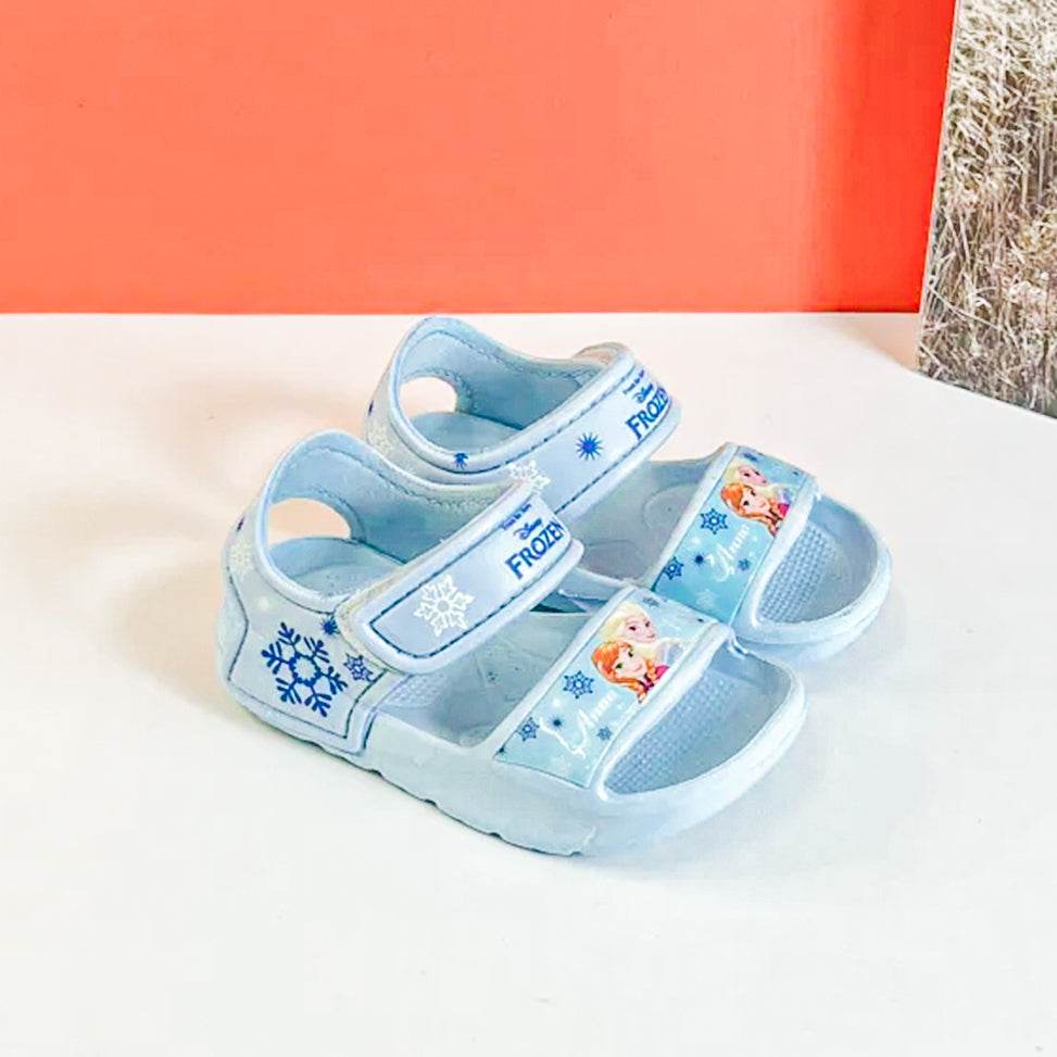 Frozen Dreams Blossom: Girls' Sandals Featuring Princess Prints - IRRAKIDS
