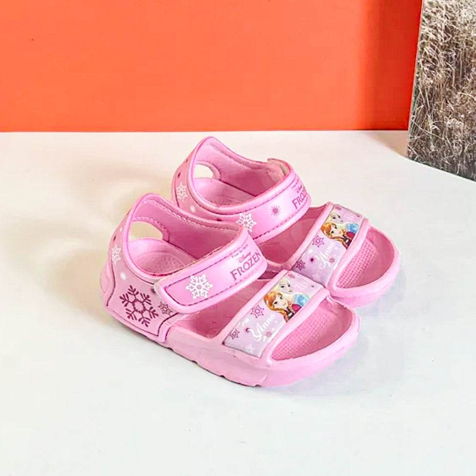 Frozen Dreams Blossom: Girls' Sandals Featuring Princess Prints - IRRAKIDS