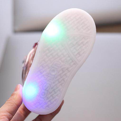 Spring & Autumn Luminous Cartoon Shoes – Breathable Flashing Light Sports Shoes for Boys & Girls - IRRAKIDS