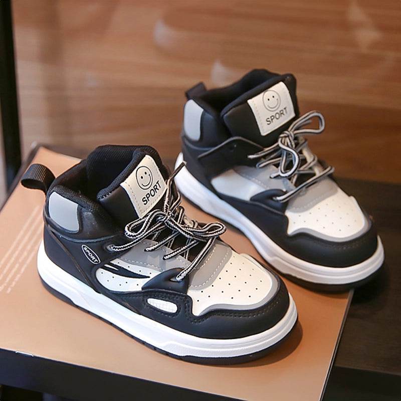 UltraGrip High-Top Sneakers: Lightweight, Anti-Slip, and Comfortable for Kids' Sports & Activities - IRRAKIDS