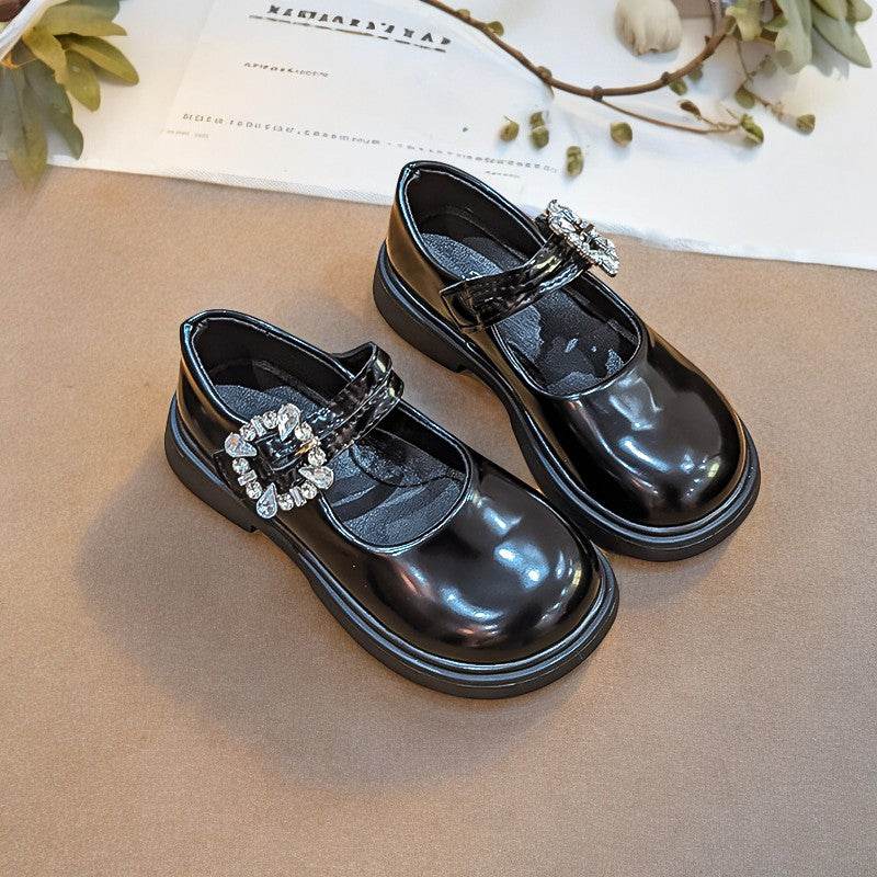 Sleek and Stylish: Glossy Leather Shoes for Fashionable Girls - IRRAKIDS