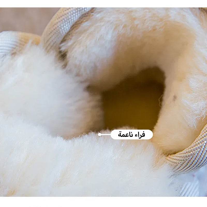 Cozy girls Boots: Plush Lined, Perfect for Boys and Girls, Soft-Soled Winter Shoes - IRRAKIDS