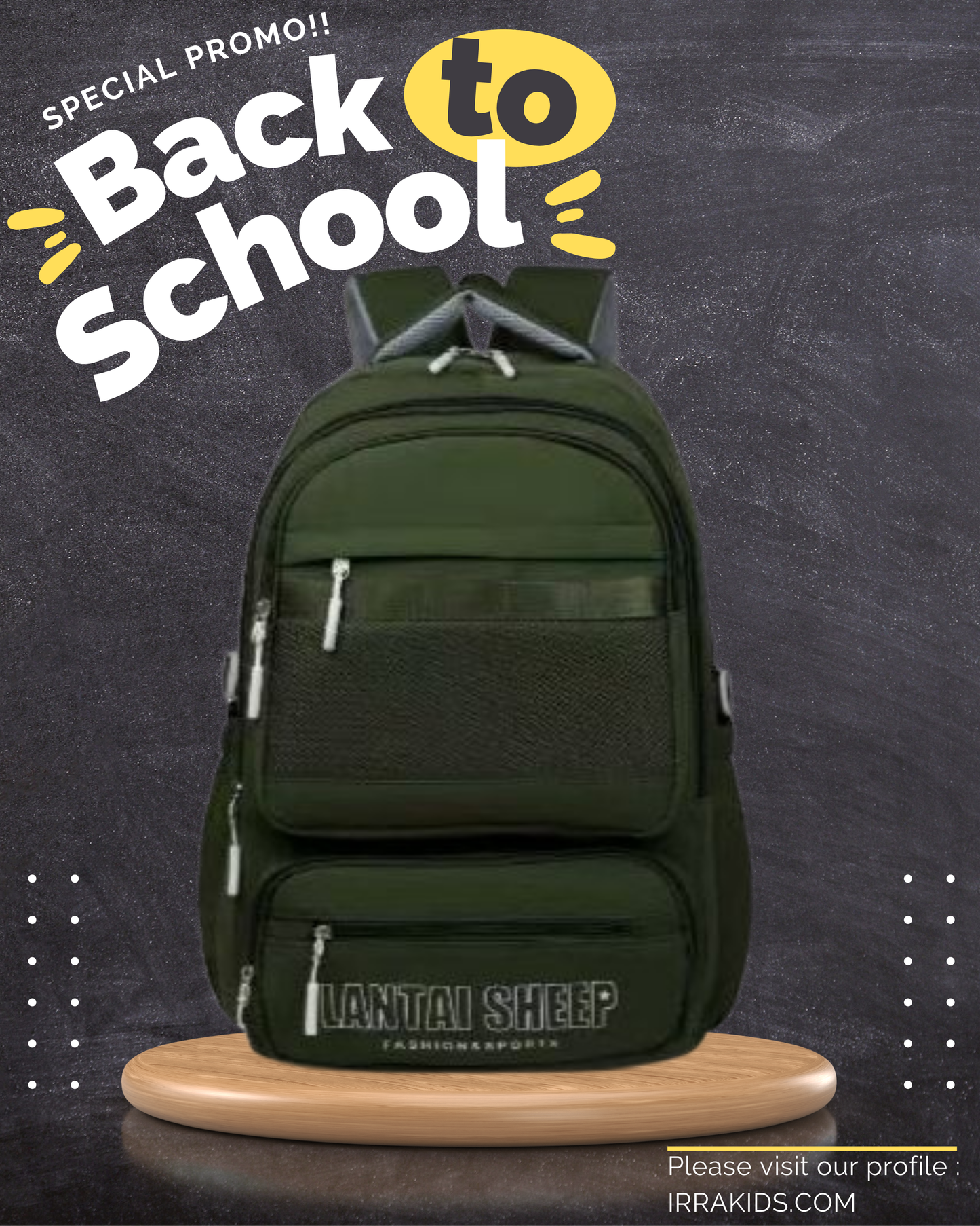 New Fashion Colors School Bag for Students Lightweight Large Capacity Waterproof