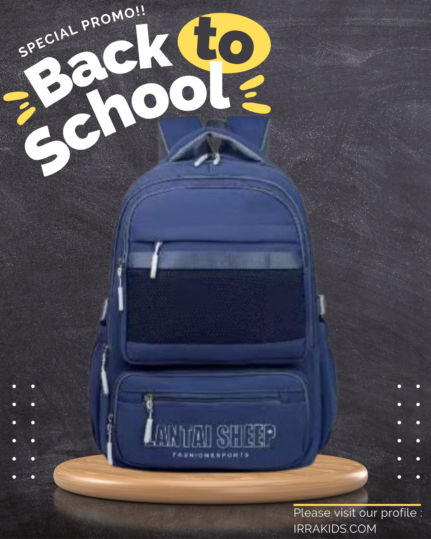 New Fashion Colors School Bag for Students Lightweight Large Capacity Waterproof