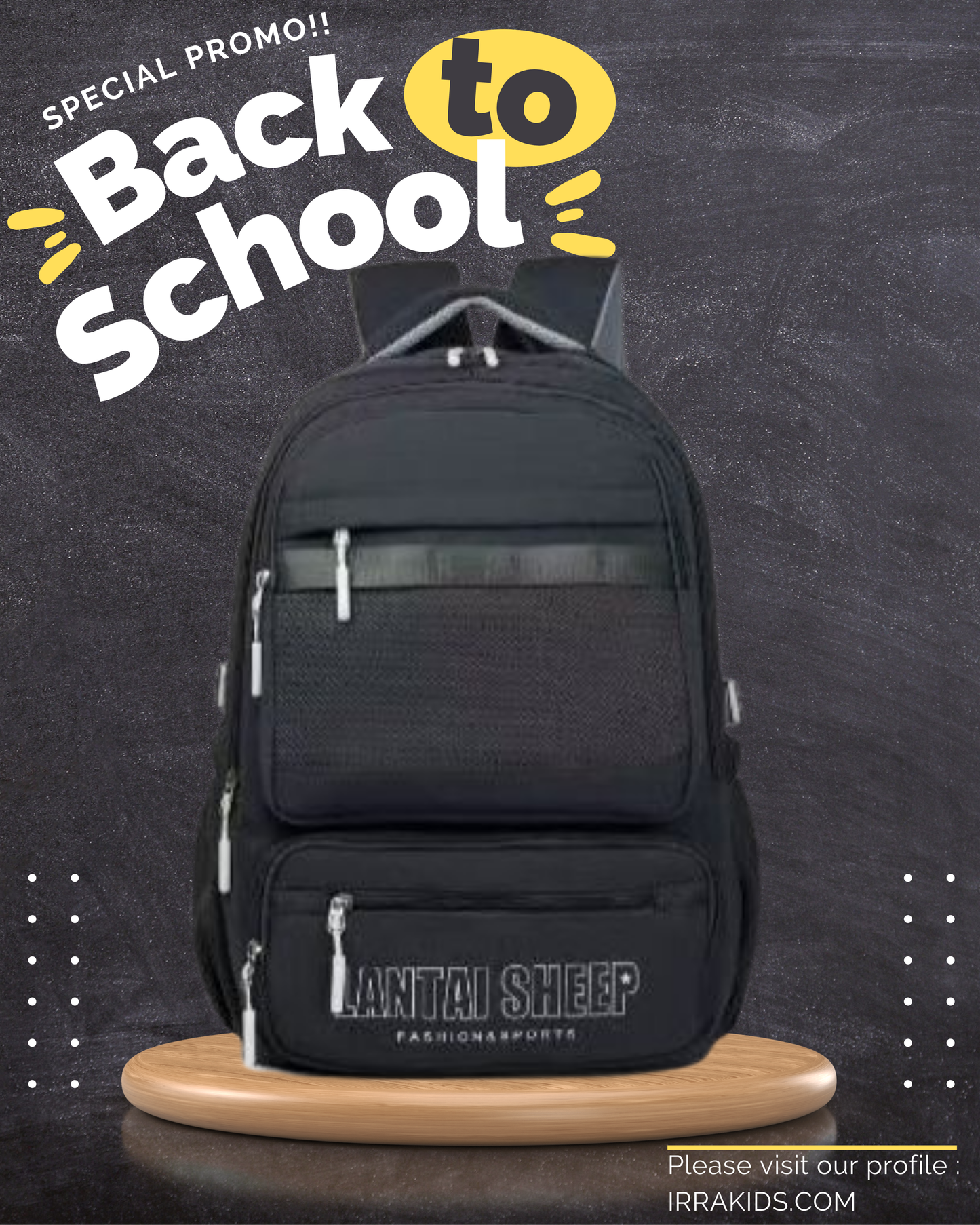New Fashion Colors School Bag for Students Lightweight Large Capacity Waterproof