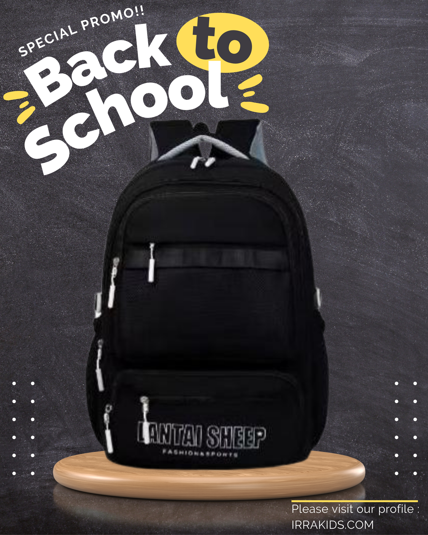 New Fashion Colors School Bag for Students Lightweight Large Capacity Waterproof