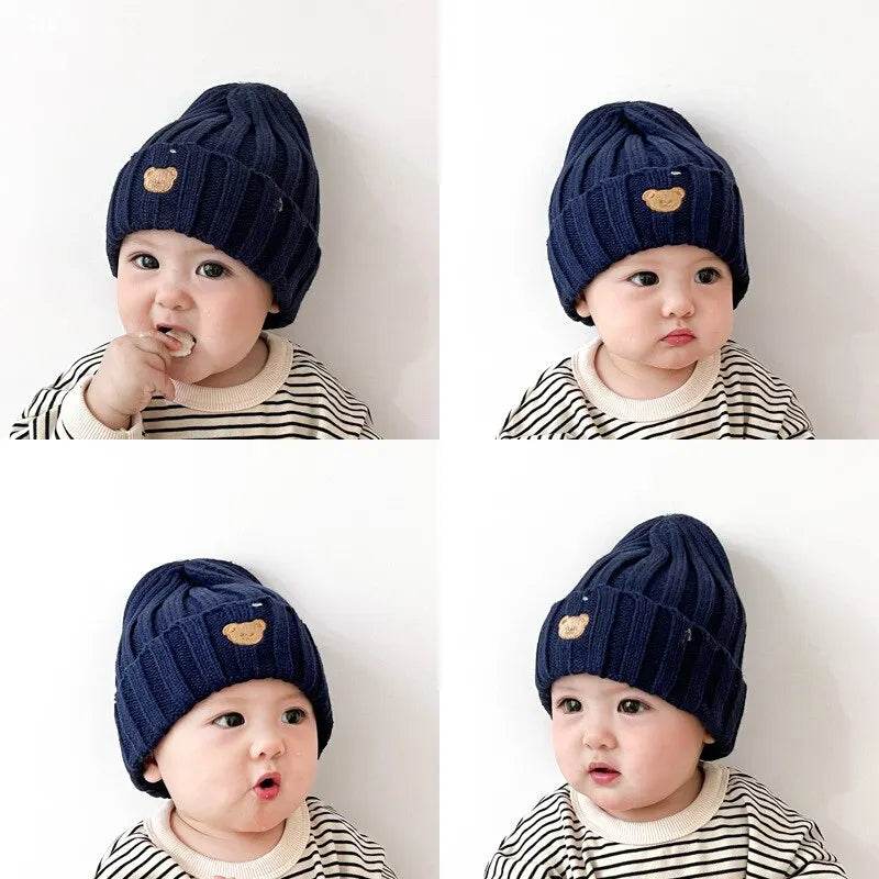 2 piece Teddy Bear Hug: Cozy Cotton Tracksuit Set for Kids - Unisex & cotton hat a free gift - IRRAKIDS