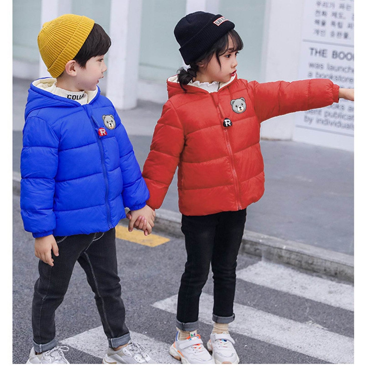 Cozy Kids' Hooded Winter Cotton Jacket - IRRAKIDS