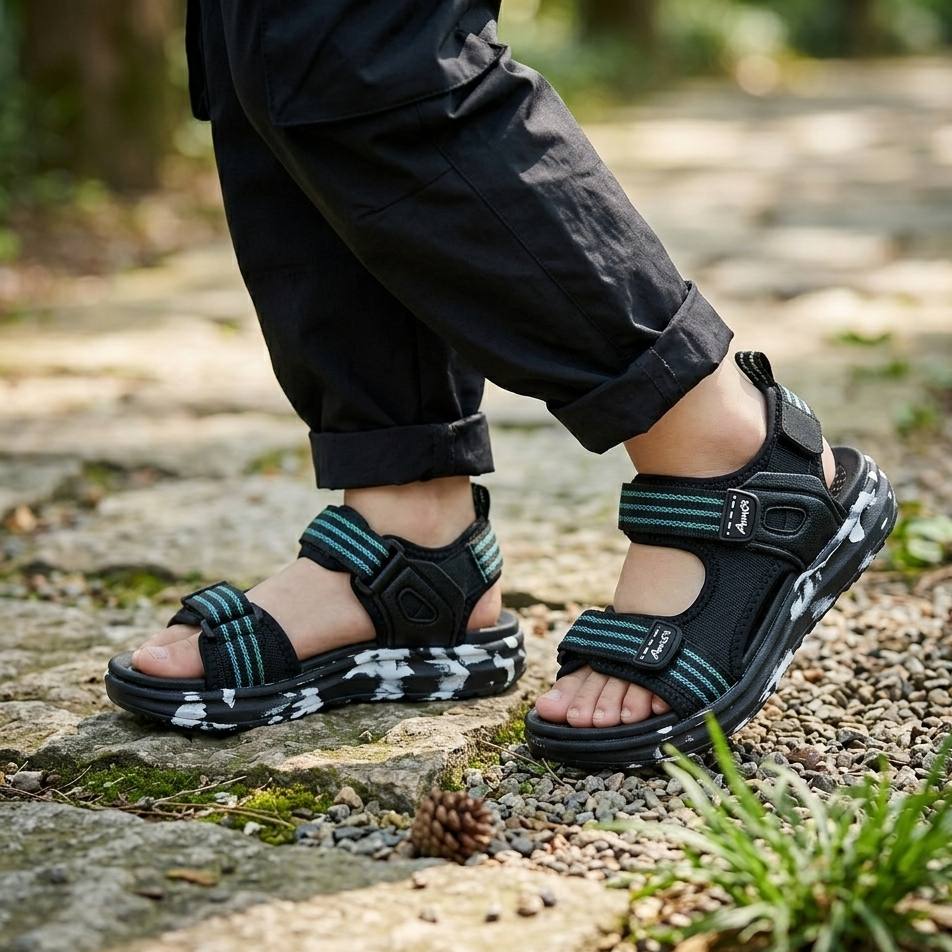 Sandales de sport pour enfants – Confort léger et ajustement réglable