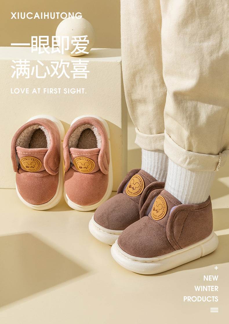 Winter Baby Cotton Shoes - Warm Velvet Soft Sole Boots for Boys & Girls | Toddler Snow Boots for Kids - IRRAKIDS