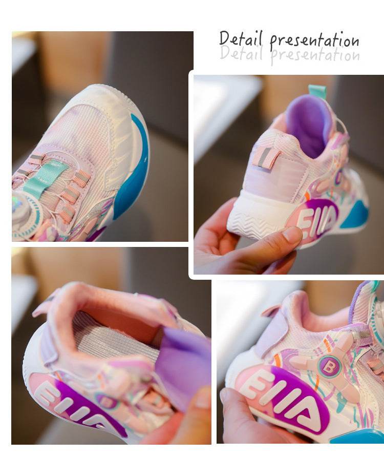 Summertide Sporty Unisex durable kids shoes with rotating button - IRRAKIDS