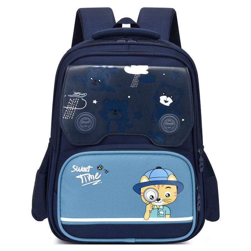 Large Capacity Burden-Reducing Cartoon Backpack – Stylish & Comfortable for 2rd-6th Grade Boys & Girls - IRRAKIDS