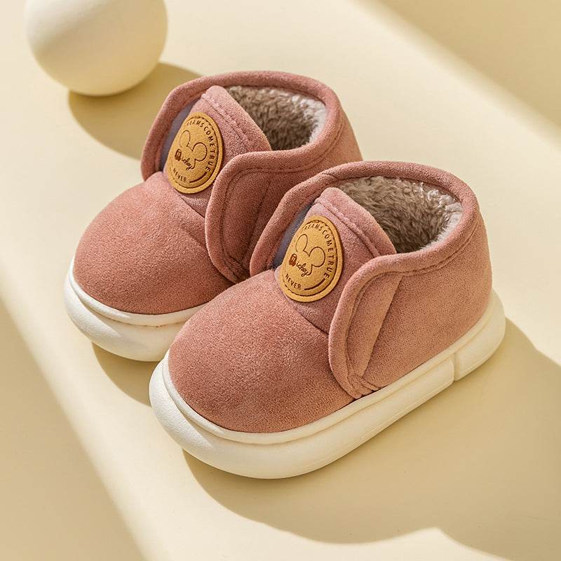 Winter Baby Cotton Shoes - Warm Velvet Soft Sole Boots for Boys & Girls | Toddler Snow Boots for Kids - IRRAKIDS