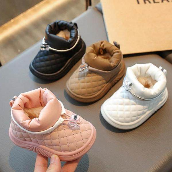 Treaso 2024 Autumn/Winter Children's Snow Boots: Warm, Plush, and Non-Slip for Indoor and Outdoor Play - IRRAKIDS