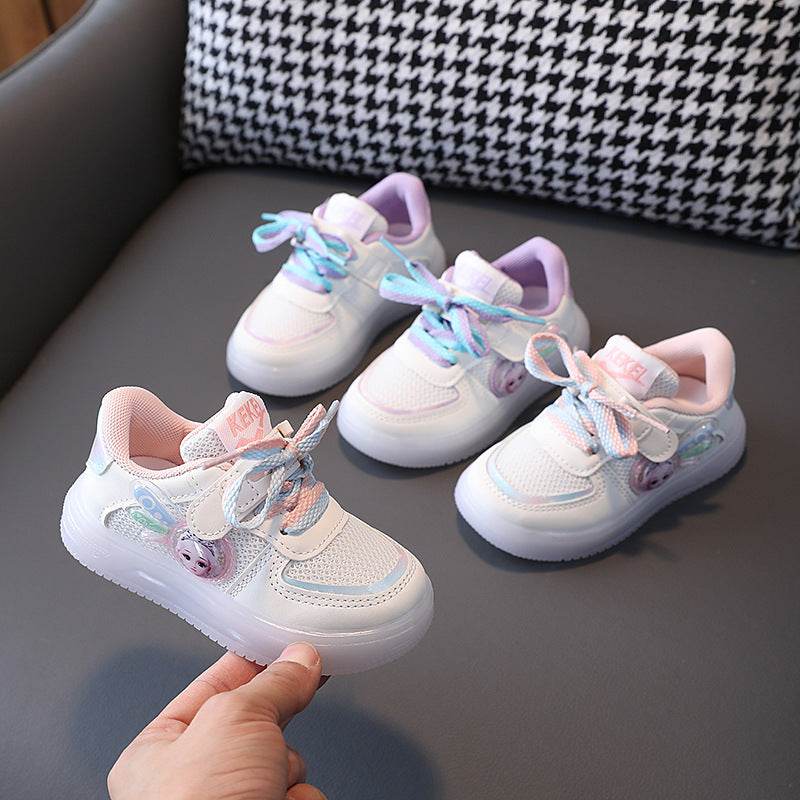 Girl's LED Light summer 2024 Shoes - Illuminated Comfort - IRRAKIDS