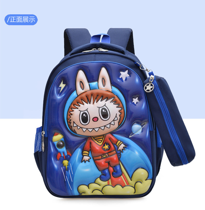2025 Labubu Kids School Backpack – Korean Style Large-Capacity Student Bag for Boys & Girls, Kindergarten & Primary