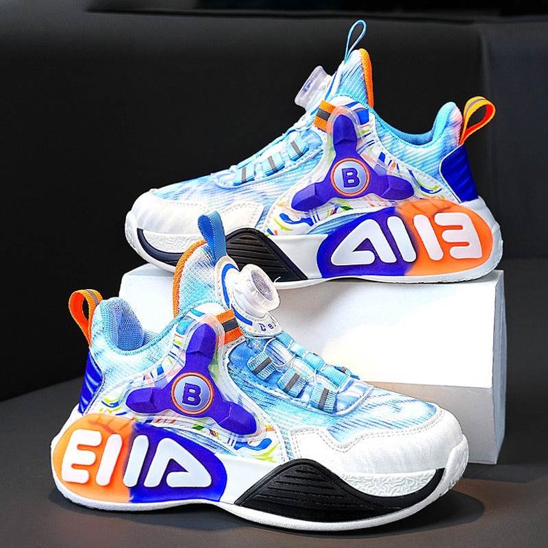 Summertide Sporty Unisex durable kids shoes with rotating button - IRRAKIDS