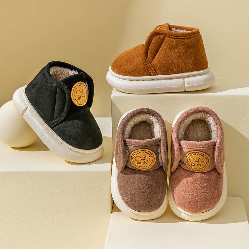 Winter Baby Cotton Shoes - Warm Velvet Soft Sole Boots for Boys & Girls | Toddler Snow Boots for Kids - IRRAKIDS