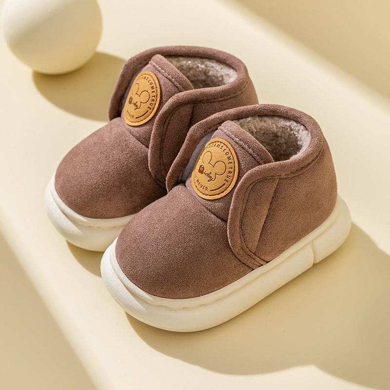 Winter Baby Cotton Shoes - Warm Velvet Soft Sole Boots for Boys & Girls | Toddler Snow Boots for Kids - IRRAKIDS