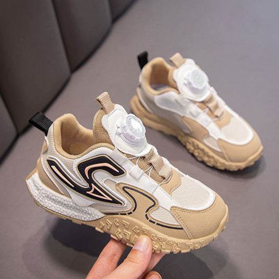 Kids' Swivel-Button Sneakers - Comfort and Style in One Step! - IRRAKIDS