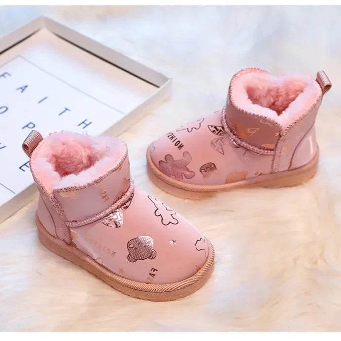 Adorable Boots for Kids – Plush Cartoon Design, Warm & Cozy for Girls. - IRRAKIDS
