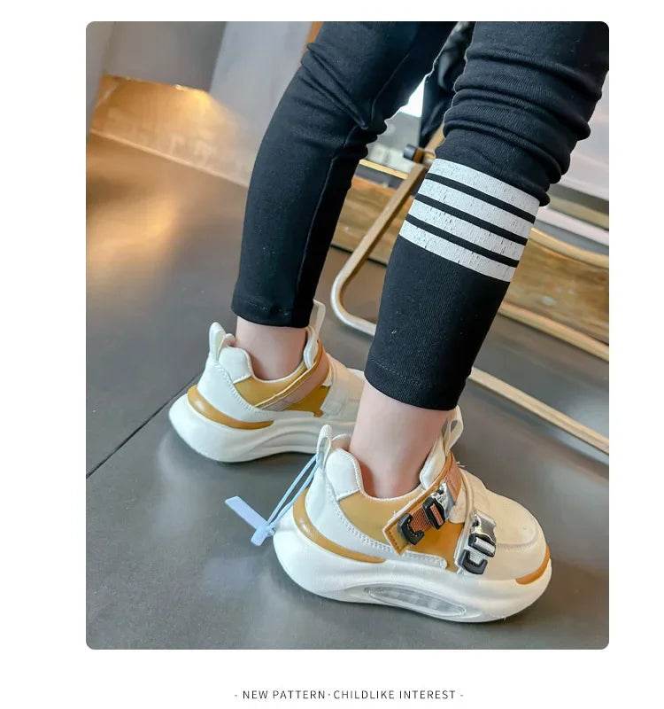 Premium Air-Infused Kids' Sneakers: Waterproof, Non-Slip, and Stylish Casual Sport Shoes for Boys - IRRAKIDS