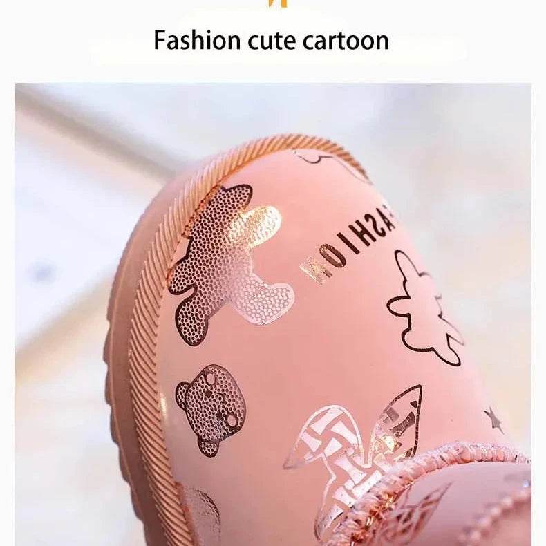 Adorable Boots for Kids – Plush Cartoon Design, Warm & Cozy for Girls. - IRRAKIDS