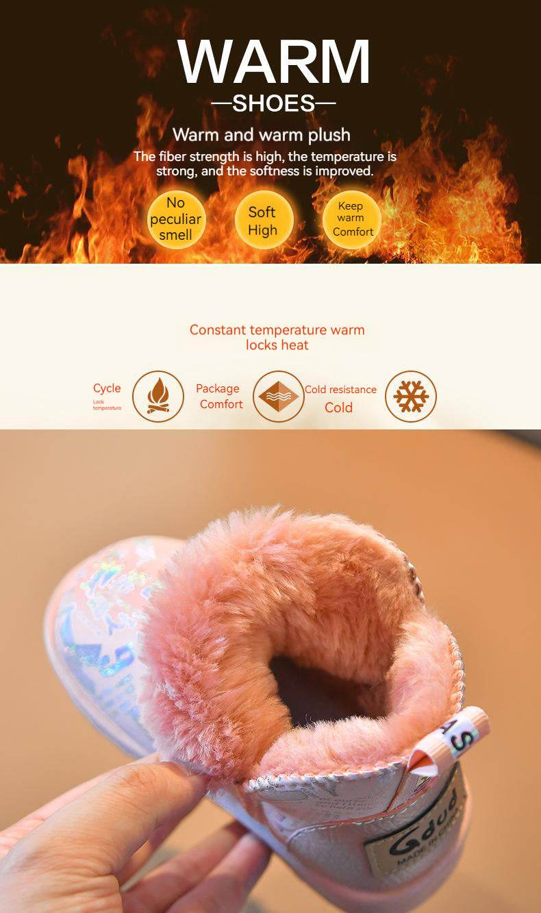 Girls' Luxury Waterproof Casual Shoes Autumn Winter 2025 - IRRAKIDS