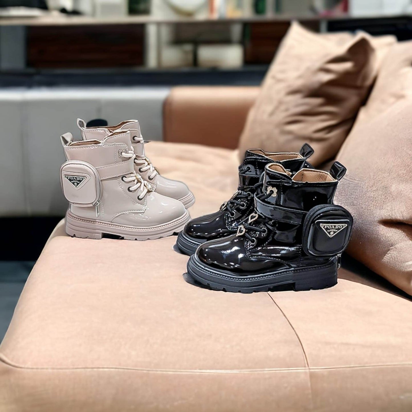 2023 shiny Fashion Martin Boots for boys and Girls - Stylishwear - IRRAKIDS