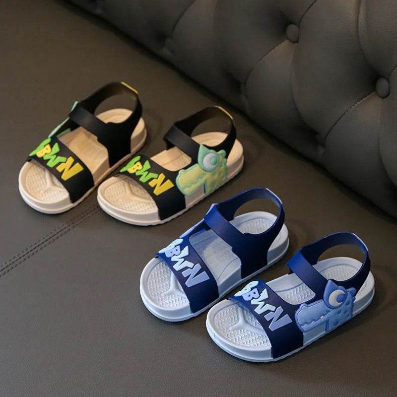 2024 New Arrival Kids Girls Buckle Straps Summer Sandals, Lightweight EVA Heel Sandals - IRRAKIDS
