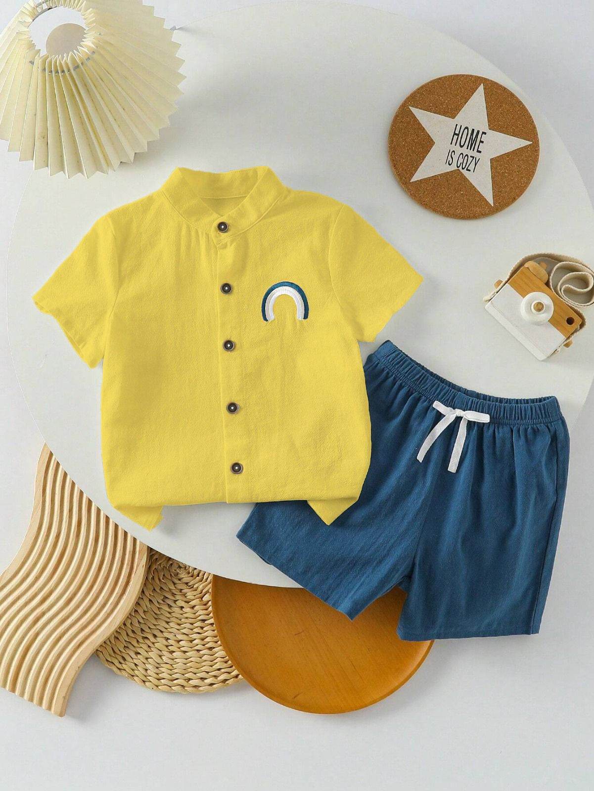 Boys rainbow shirt and shorts set - IRRAKIDS
