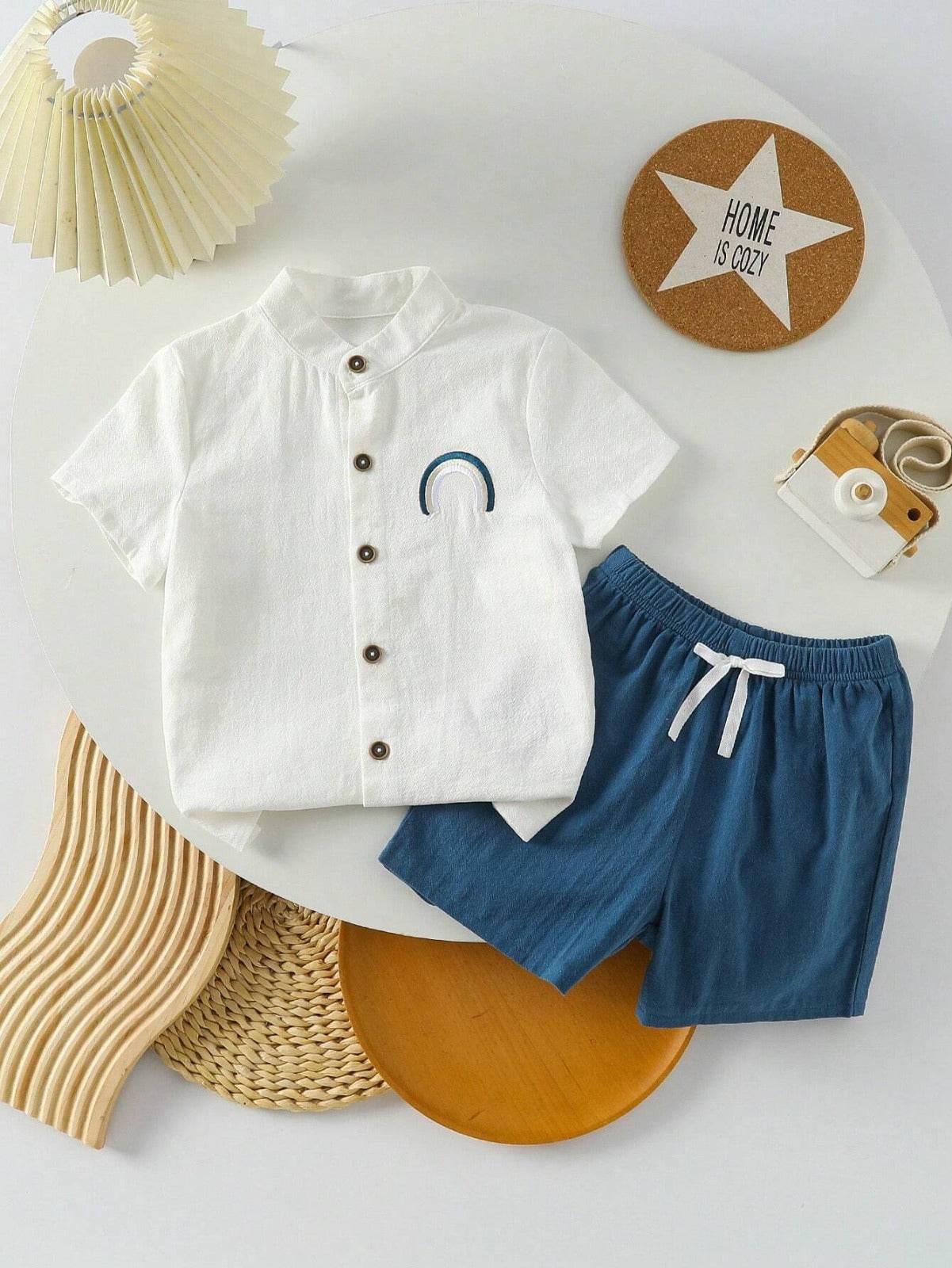 Boys rainbow shirt and shorts set - IRRAKIDS
