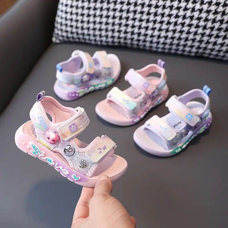 Little princess sandal with LED light inspired by Frozen Magic - IRRAKIDS