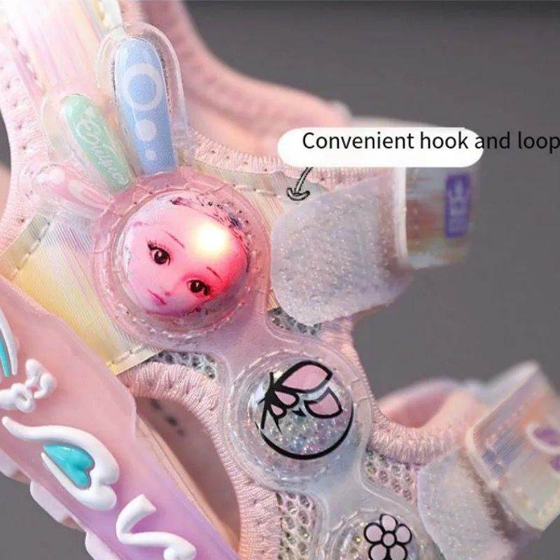 Little princess sandal with LED light inspired by Frozen Magic - IRRAKIDS