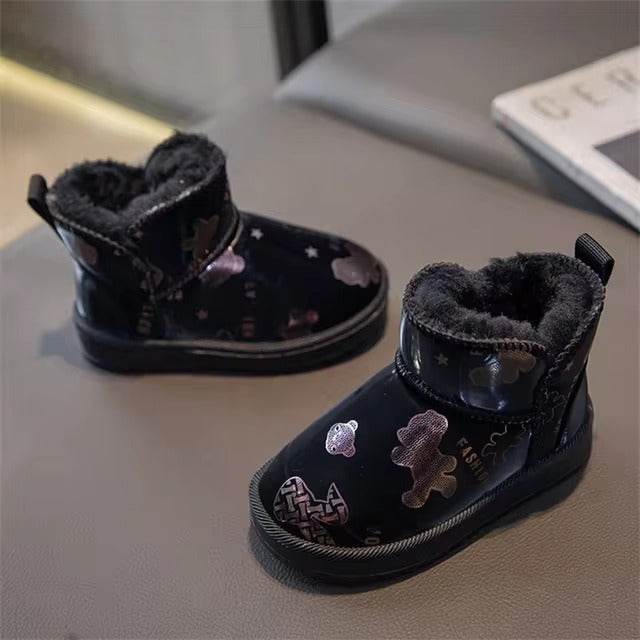 Adorable Boots for Kids – Plush Cartoon Design, Warm & Cozy for Girls. - IRRAKIDS