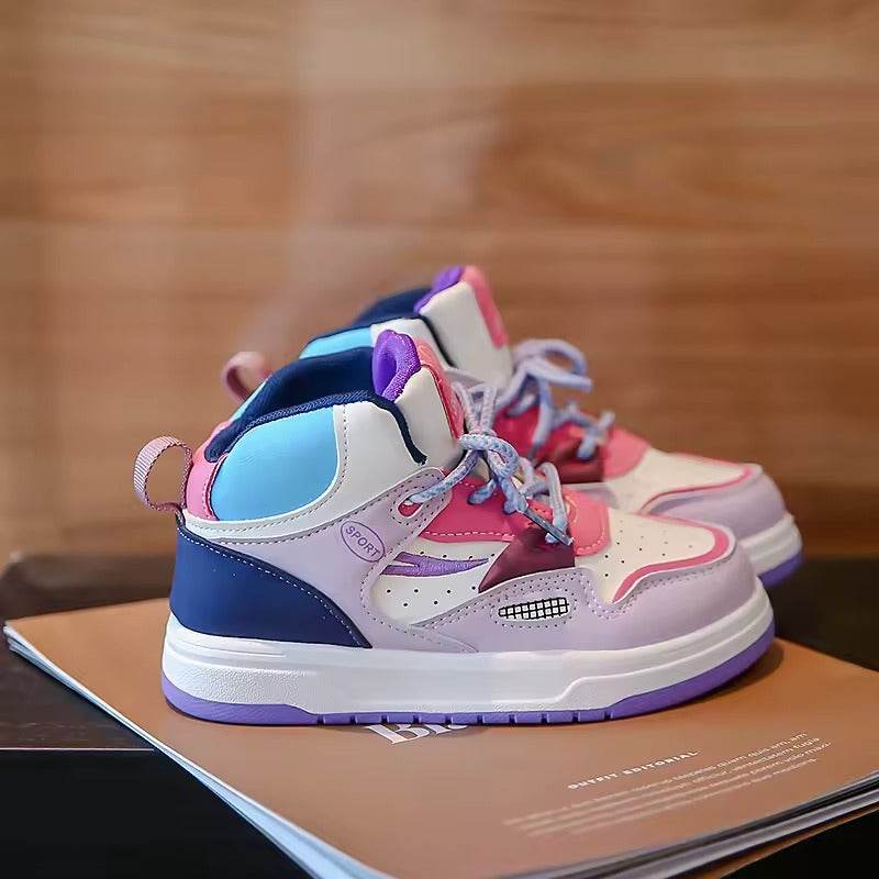 UltraGrip High-Top Sneakers: Lightweight, Anti-Slip, and Comfortable for Kids' Sports & Activities - IRRAKIDS