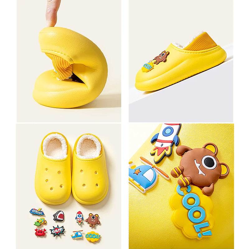 Cozy Comfort: 2023 New Style Kids Winter Bedroom Slippers - Children's Casual Shoes, Unisex Footwear for Baby (Limited Stock) - IRRAKIDS