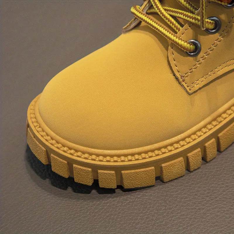 Ultimate Comfort and Durability: Khaki Kids' Low Tube Zipper Boots for Boys and Girls - IRRAKIDS