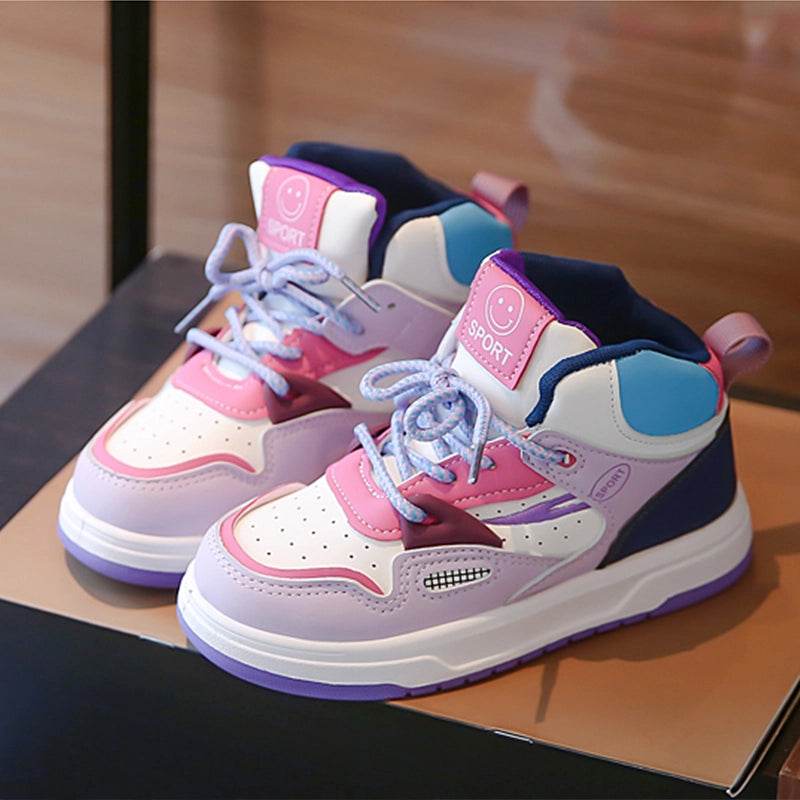 UltraGrip High-Top Sneakers: Lightweight, Anti-Slip, and Comfortable for Kids' Sports & Activities - IRRAKIDS