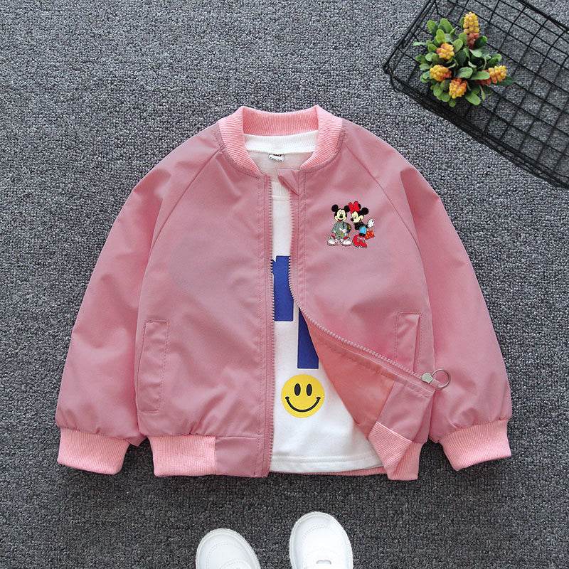 Boys Girls Cartoon Mickey Mouse Jacket - IRRAKIDS