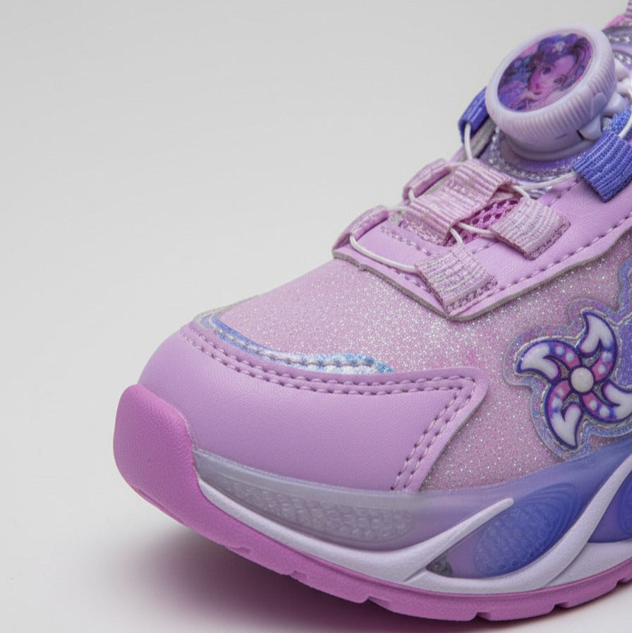 Girls’ Glitter Princess Graphic Sneakers — Product image: