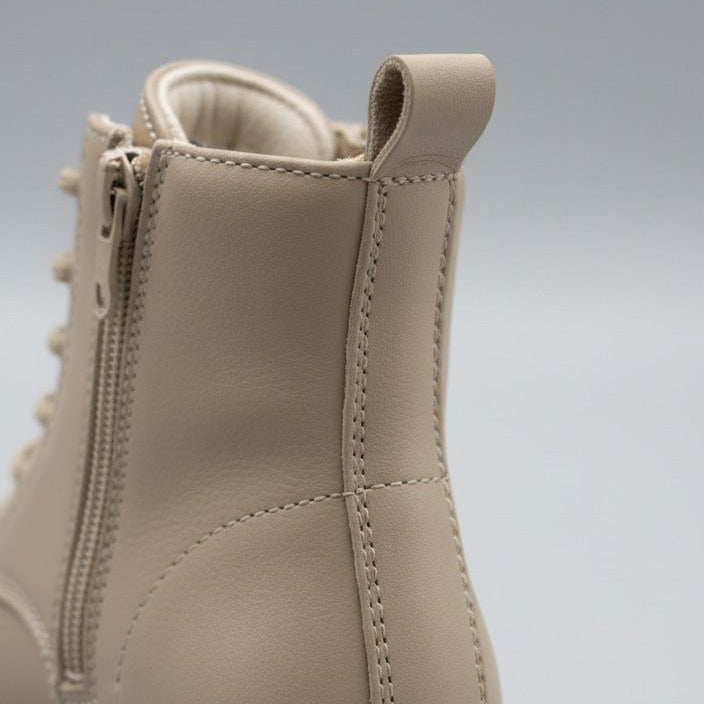 Girls' lace‑up combat boots with mini pouch — Product image: