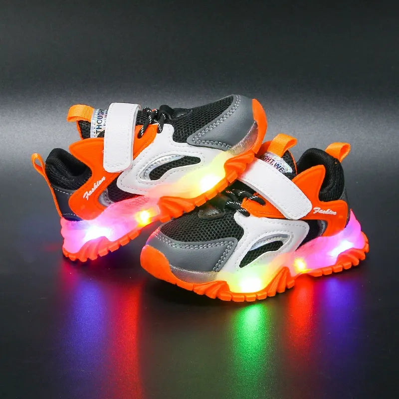 ✨ أحذية رياضية LED للأطفال - ممتعة وملونة ومريحة ✨