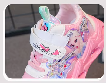 Chaussures pour filles avec lumières LED, confortables et élégantes