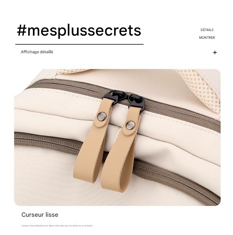 Sac à dos d'école unisexe haut de gamme et durable – Style moderne, grande capacité et confort longue durée