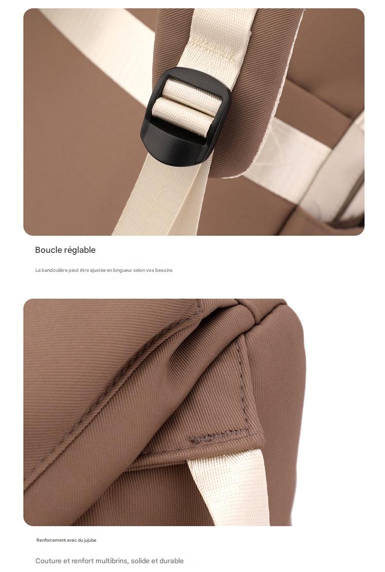 Sac à dos d'école unisexe haut de gamme et durable – Style moderne, grande capacité et confort longue durée