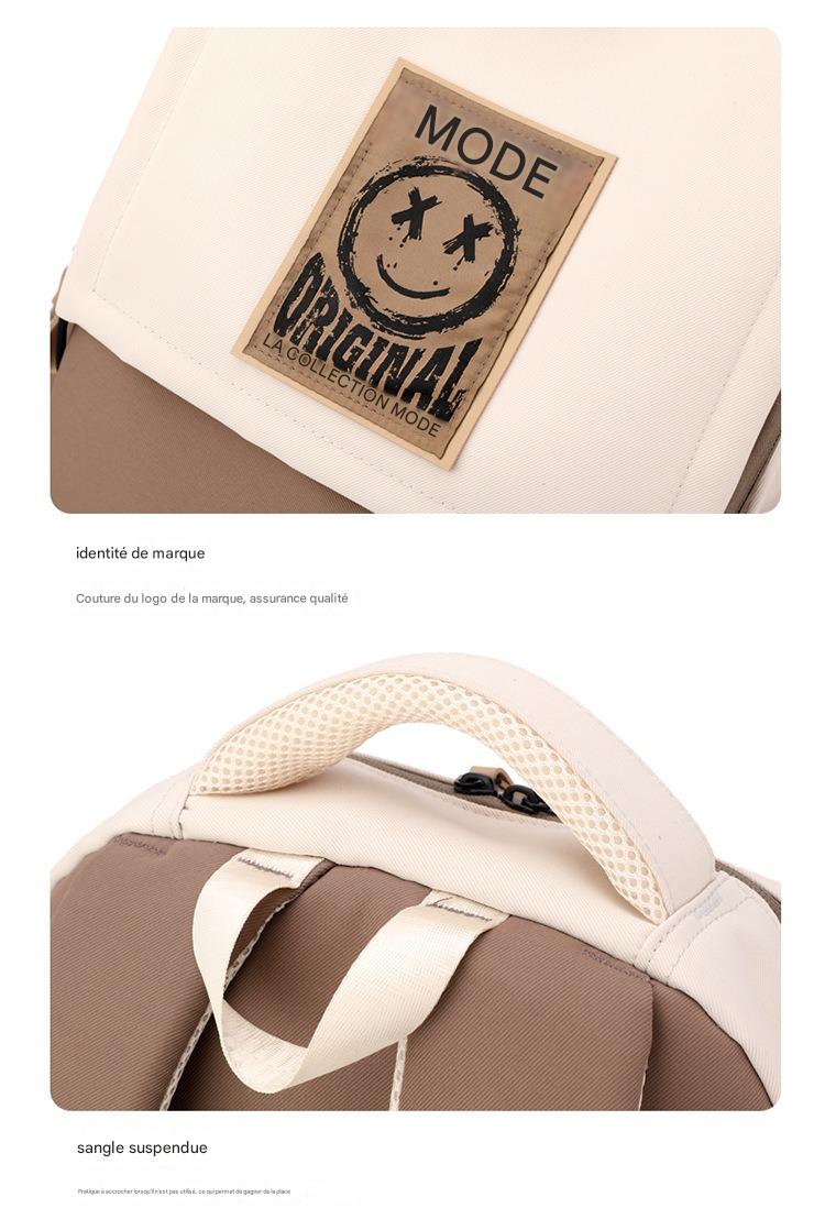 Sac à dos d'école unisexe haut de gamme et durable – Style moderne, grande capacité et confort longue durée
