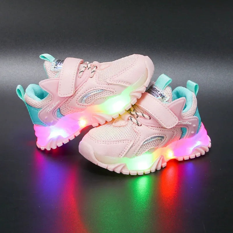✨ أحذية رياضية LED للأطفال - ممتعة وملونة ومريحة ✨