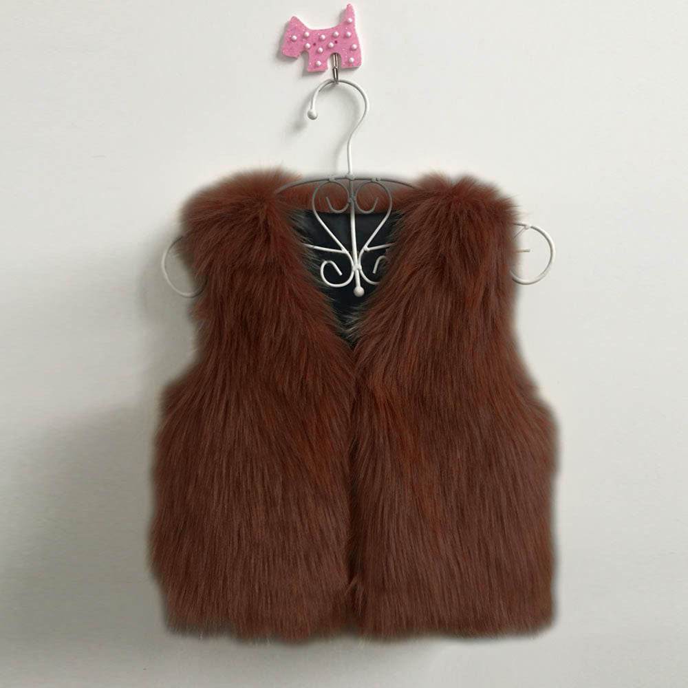 Stylish & Warm: 2024 Children's Autumn-Winter Fur Vest - IRRAKIDS